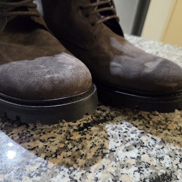 HUGO Men's Brown Suede Boots - Picture 4 of 8